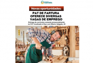 Novas oportunidades: PAT de Fartura oferece diversas vagas de emprego