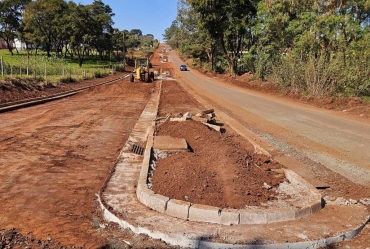 Obras para duplicação da Avenida Copacabana avançam em Avaré