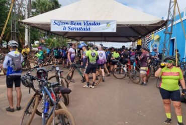 Sarutaiá recebe ciclistas de diversas cidades do Estado