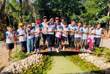Turma da escola João Batista de Oliveira vencedora do projeto  Todos Contra a Dengue ganha passeio no Chalé Garden em Fartura