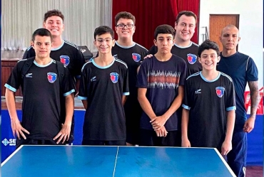 Tênis de mesa de Fartura conquista vice-campeonato em equipes nos Jogos Abertos da Juventude