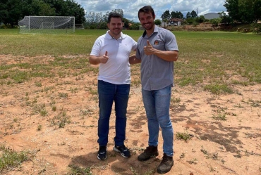 Prefeito de Cel Macedo Diego do Nino visita bairro São Bernardo 