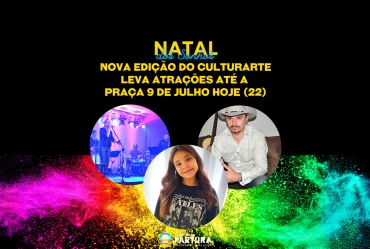 “Natal dos Sonhos”: nova edição do Culturarte leva atrações até a Praça 9 de Julho