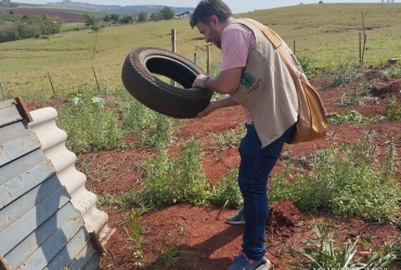 Trabalho integrado entre agentes comunitários de saúde e agentes de combate a endemias reforça mobilização ‘Taguaí sem dengue’