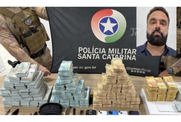 Operação da PMSC prende Pirajuense  “Lobo da Batel” em Itapema com mais de R$ 5 milhões