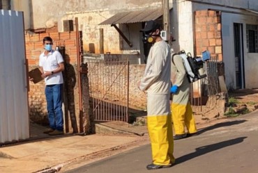 Prefeitura realiza nebulização contra a dengue em Timburi 