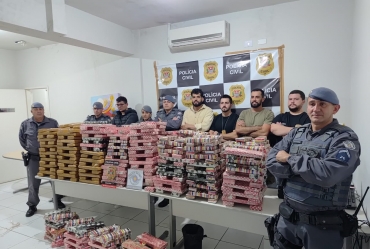 Megaoperação da Polícia resulta na apreensão de mais de meia tonelada de maconha entre Piraju e Iaras