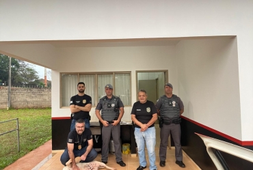 Polícia Civil resgata cão vítima de maus-tratos e captura procurado em Arandu