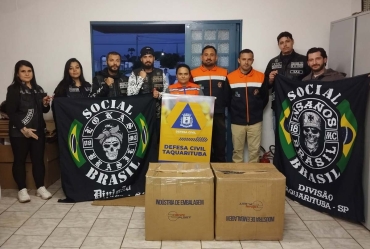 Defesa Civil de Taquarituba encaminha doações para Itararé
