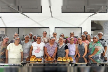Curso de Panificação do CozinhAlimento começa em Fartura