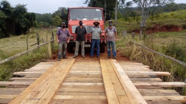 Prefeitura de Avaré recupera pontes localizadas na zona rural