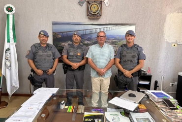 Prefeitura de Fartura e Polícia Militar alinham ações para reforçar a segurança no município