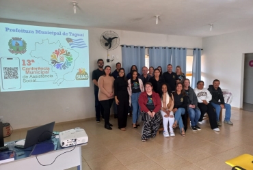 Taguaí realiza a 13ª Conferência Municipal de Assistência Social com foco nos 20 anos do SUAS