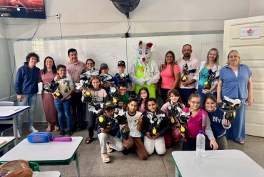 Entrega de ovos de páscoa reforça igualdade e inclusão