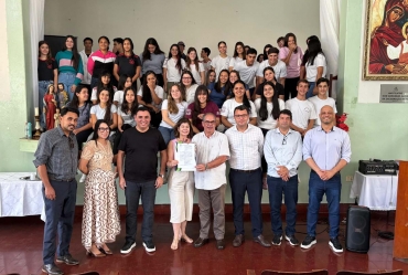 Fartura recebe visita do coordenador Estadual da Juventude com participação ativa dos estudantes
