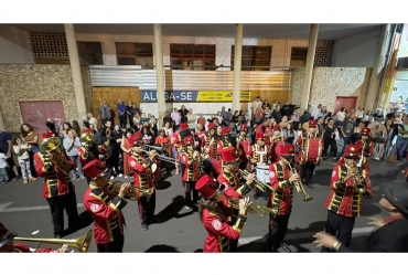 Avaré reúne famílias em noite cultural no 4º Encontro de Bandas e Fanfarras