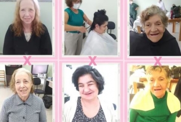 Em celebração ao Dia da Mulher, idosas ganham 'momento de beleza' em asilo