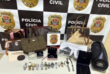 Suspeitos de furtar casas de alto padrão são presos pela Polícia Civil de Avaré