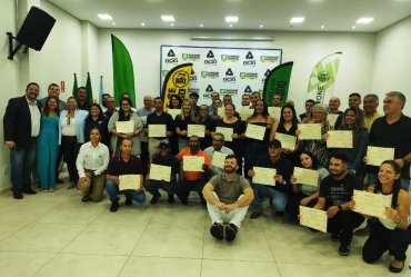 Alunos do curso de operação de drones receberam certificados de conclusão