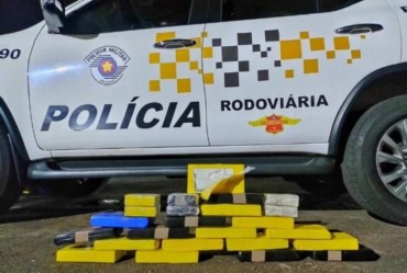 Boliviano é preso com mais de 20 quilos de cocaína na Rodovia Raposo Tavares