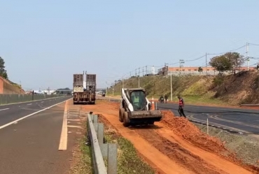 Obras interditam acesso à Rodovia João Hipólito Martins em Botucatu