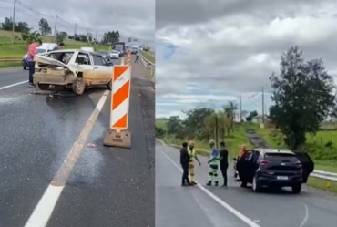 Engavetamento deixa feridos na Rodovia Francisco Alves Negrão em Itapeva