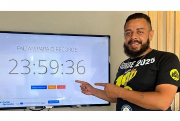 Radialista de Avaré vai quebrar o próprio recorde em novo desafio na cidade de Bauru