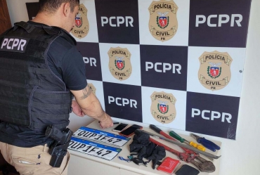PCPR e PMPR prendem quatro homens em flagrante por tentativa de furto em Carlópolis