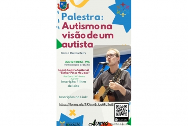Centro Cultural de Avaré recebe palestra gratuita sobre autismo na segunda-feira, 23