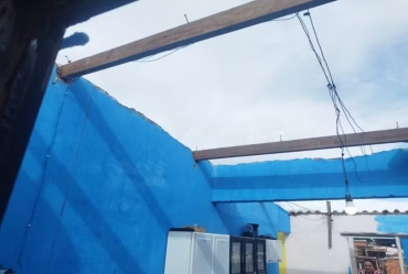 Chuva com ventos de até 52 km/h deixa 21 casas destelhadas em Itapeva