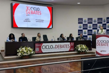 Prefeito Cristiano Amorim e equipe participam do  30º Ciclo de Debates do Tribunal de Contas em Itapeva