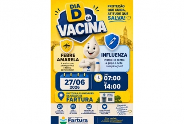 Fartura realiza Dia D da Vacinação contra Influenza e Febre Amarela neste sábado