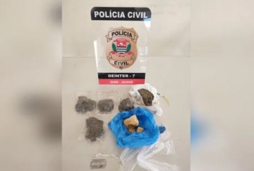 Operação da Polícia Civil prende dupla por tráfico de drogas em Avaré
