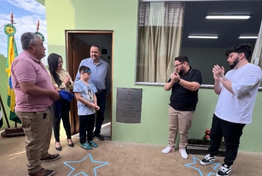 Prefeito Luciano Filé inaugura complexo escolar e ciclovia em Fartura