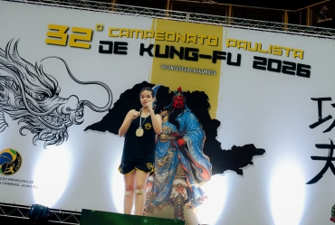 De Avaré para o pódio: aos 13 anos, atleta de Piracicaba conquista o Paulista de Kung-Fu e garante vaga no Brasileiro
