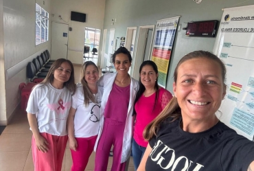Campanha Outubro Rosa realiza exames de papanicolau em Sarutaiá