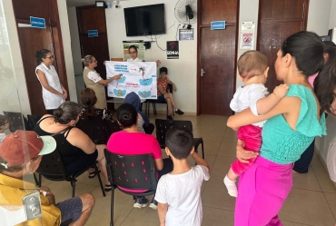 Coordenaria de Saúde de Taguaí faz campanha para sensibilizar população sobre criadouros do mosquito Aedes Aegypti