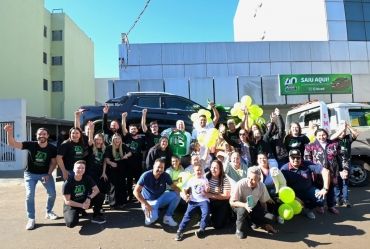 Primeira caminhonete da promoção “40 anos Sicredi Norte Sul” é entregue em Santo Antônio da Platina