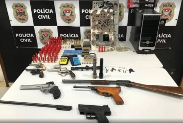 Polícia Civil prende suspeito de fabricar armas de fogo