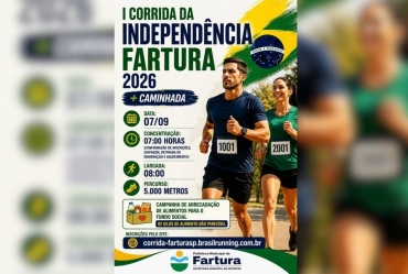 Fartura realiza 1ª Corrida da  Independência com esporte e solidariedade