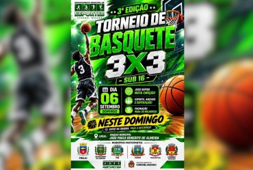 Coronel Macedo realiza 3º Torneio de Basquete 3x3 neste domingo