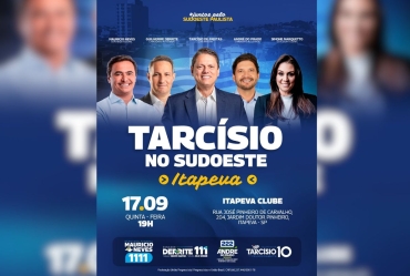 Maurício Neves articula a vinda do governador Tarcisio de Freitas para o Sudoeste Paulista