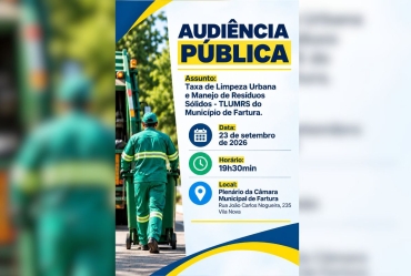 Fartura realiza audiência pública sobre taxa de resíduos sólidos