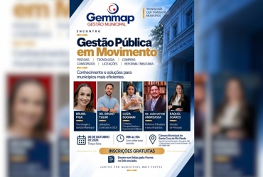 Gestão Pública em Movimento reúne especialistas para discutir inovação e eficiência em Santa Cruz do Rio Pardo