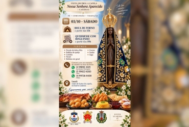 Festa de Nossa Senhora aparecida no Bairro Caieiras em Fartura