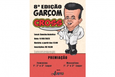 Concha Acústica é palco do 8º Garçom Cross na segunda, 11 de setembro