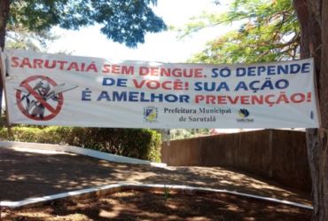 Mutirão em combate a dengue é realizado em Sarutaiá