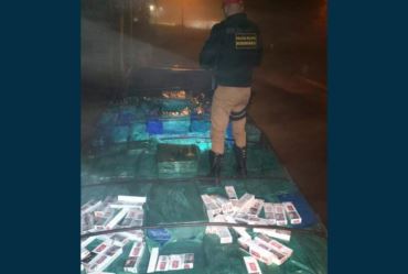 Homem é preso com carga de cigarro contrabandeado em Carlópolis (PR)