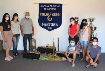 Banda Municipal “Atílio Cerri” de Fartura adquire 22 novos instrumentos 