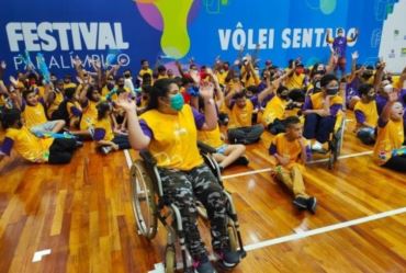 Crianças de Avaré participam do Festival Paralímpico em São Paulo